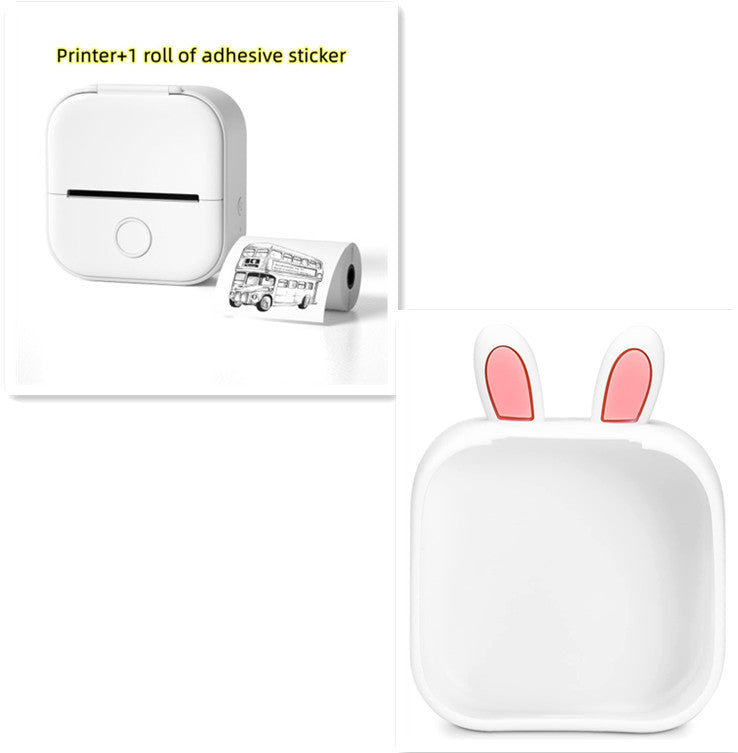 Portable Mini Thermal Label Printer Home Photo Printer Bluetooth-compatible Mini