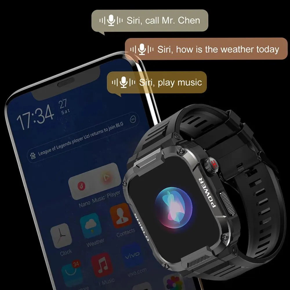 Outdoor Military Smart Watch Men - sumet.shop