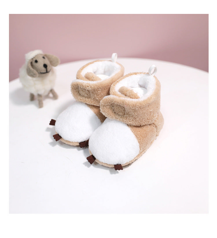 Baby Shoes Baby Thick Cotton Shoe Cover Soft Sole
