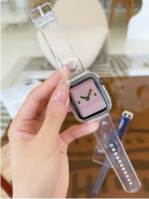 Watch Brown Transparent Suitable For Iwatch Watch Strap