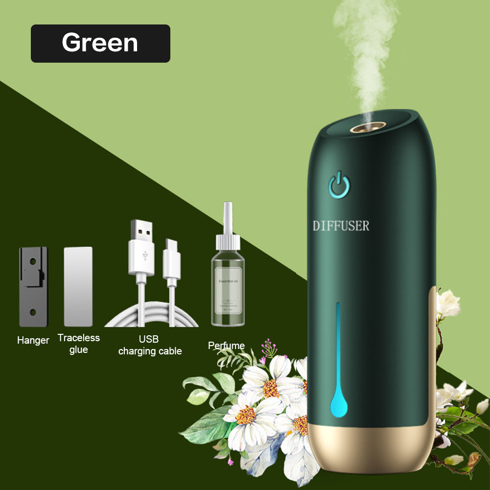 Household Perfume Machine 50ml Aromatherapy Machine Timed Automatic Spraying Fragrance Household Perfume Machine Toilet Deodorizing Air Purifying Diffuser