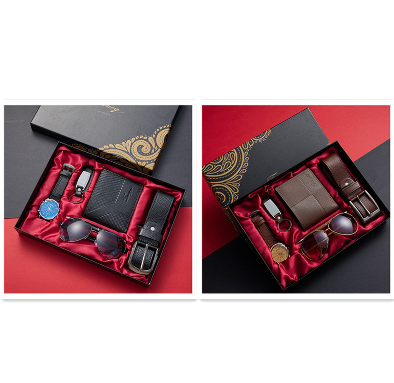 Sunglasses Leather Belt Wallet Business Gifts Suit - sumet.shop