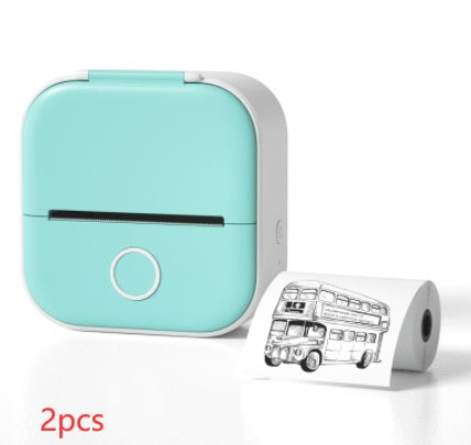 Portable Mini Thermal Label Printer Home Photo Printer Bluetooth-compatible Mini