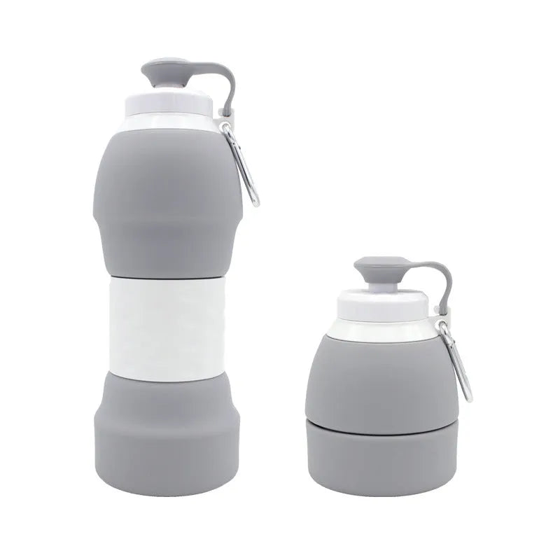 Silicone water bottle folding water bottle