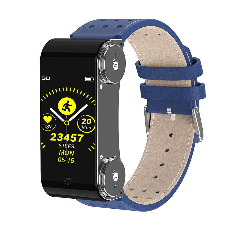Smart Bracelet Compatible with Apple , Smart Bracelet TWS Dual-to-ear Bluetooth Call Bracelet - sumet.shop