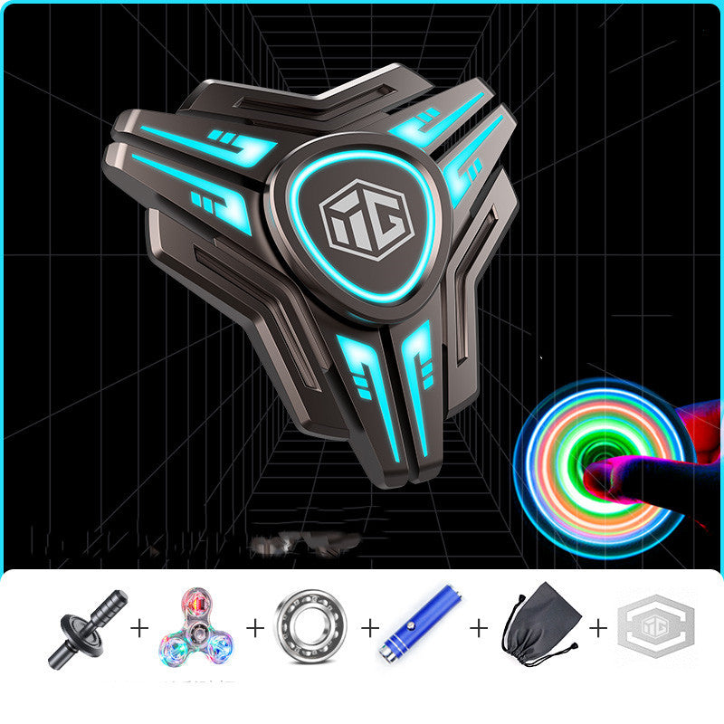 Finger Decompression Toy Luminous Luminous Fidget Spinner Mechanical Finger Decompression Toy