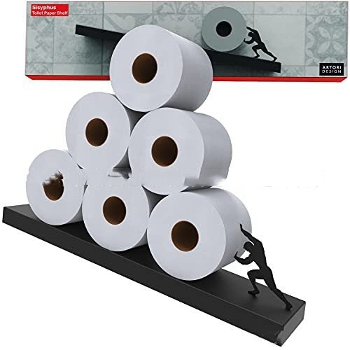 Toilet Paper Holder Wall-mounted Placed Roll Stand