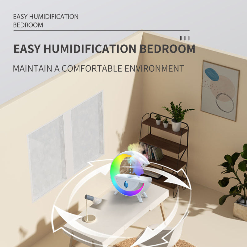 Anti-gravity Humidifier Water Drop RGB Desk LED Night Light