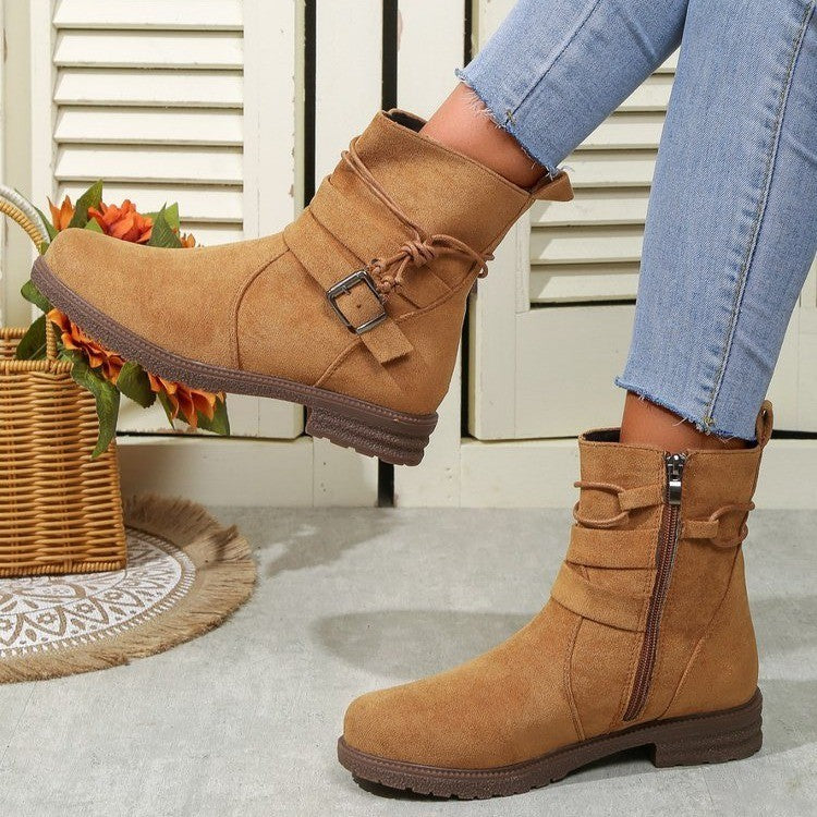 Women's Fashion Boots Casual Retro Martin Boots