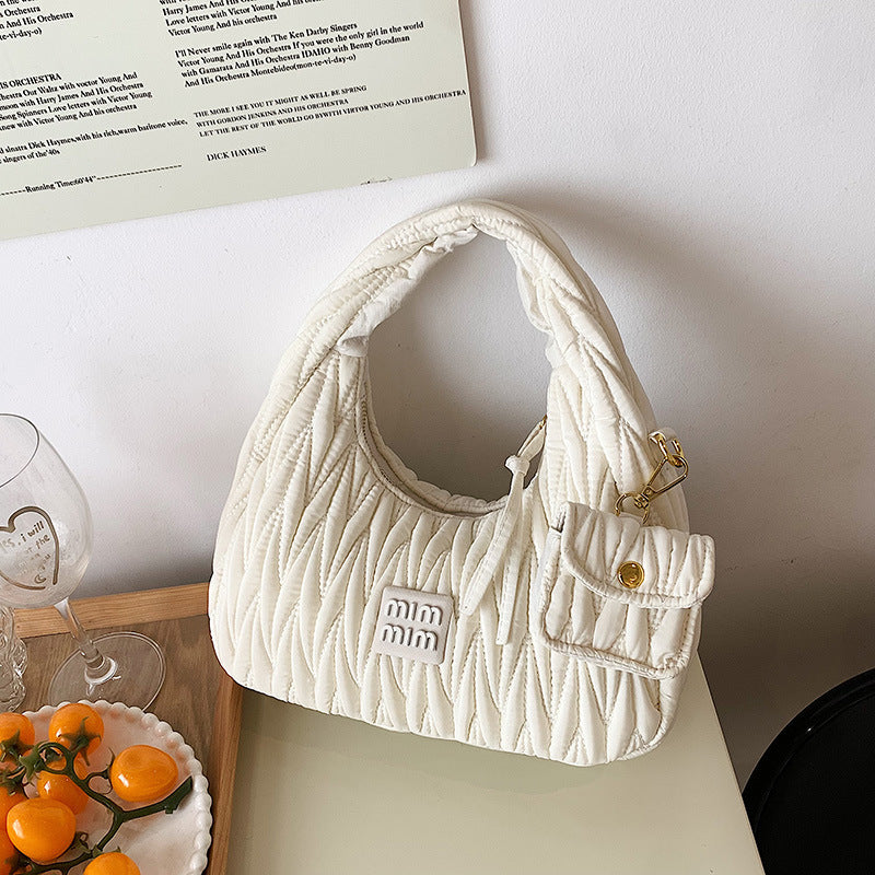 Korean All Ins Handbag Popular Single Shoulder Fold Underarm Bag
