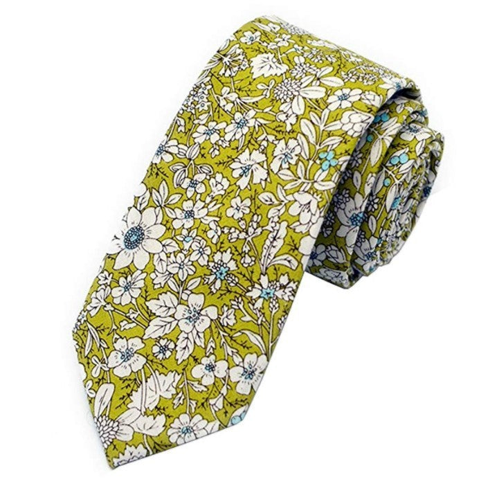 Floral tie cotton printing casual Korean version