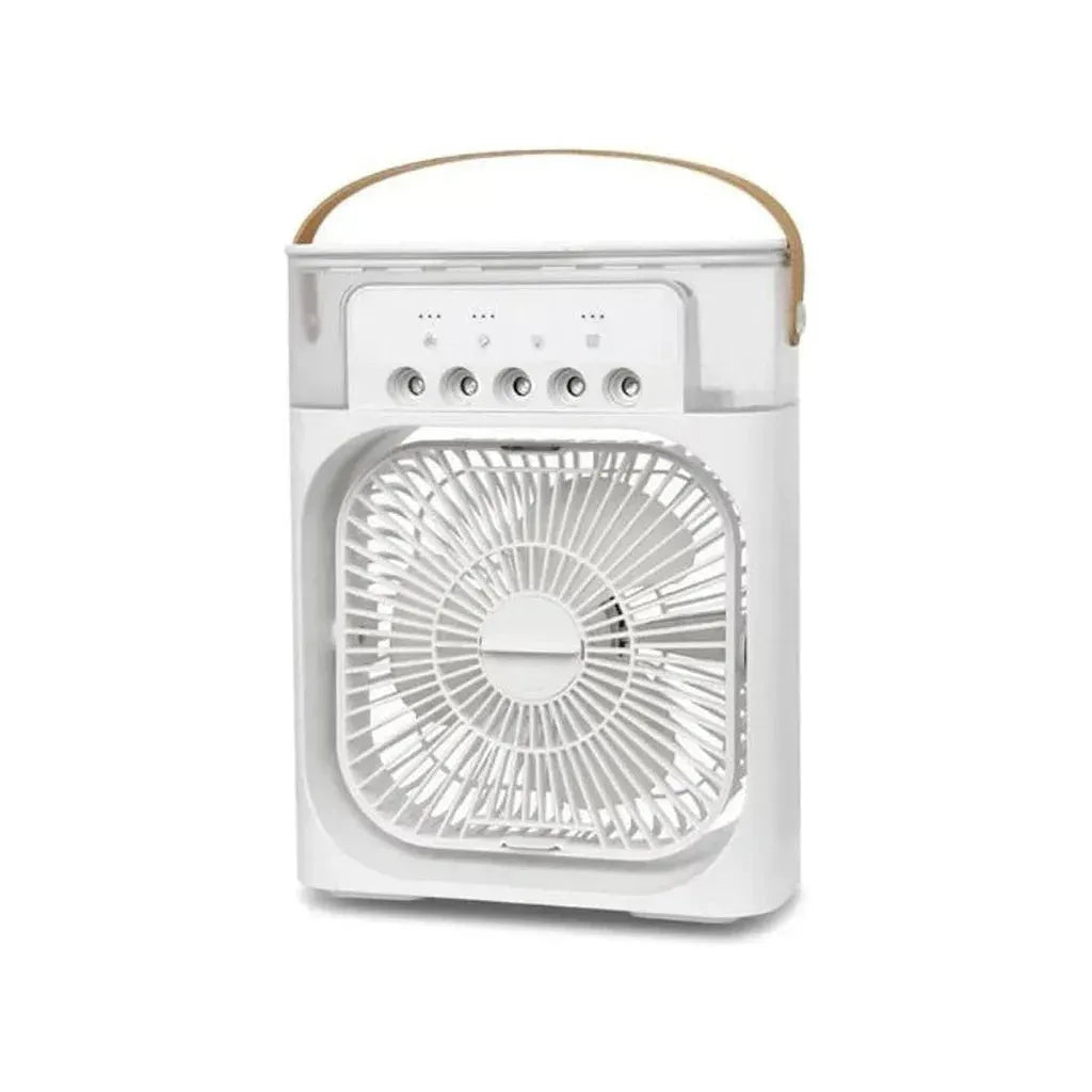 Portable Fan Lighting Humidifier USB Desk Air Conditioner