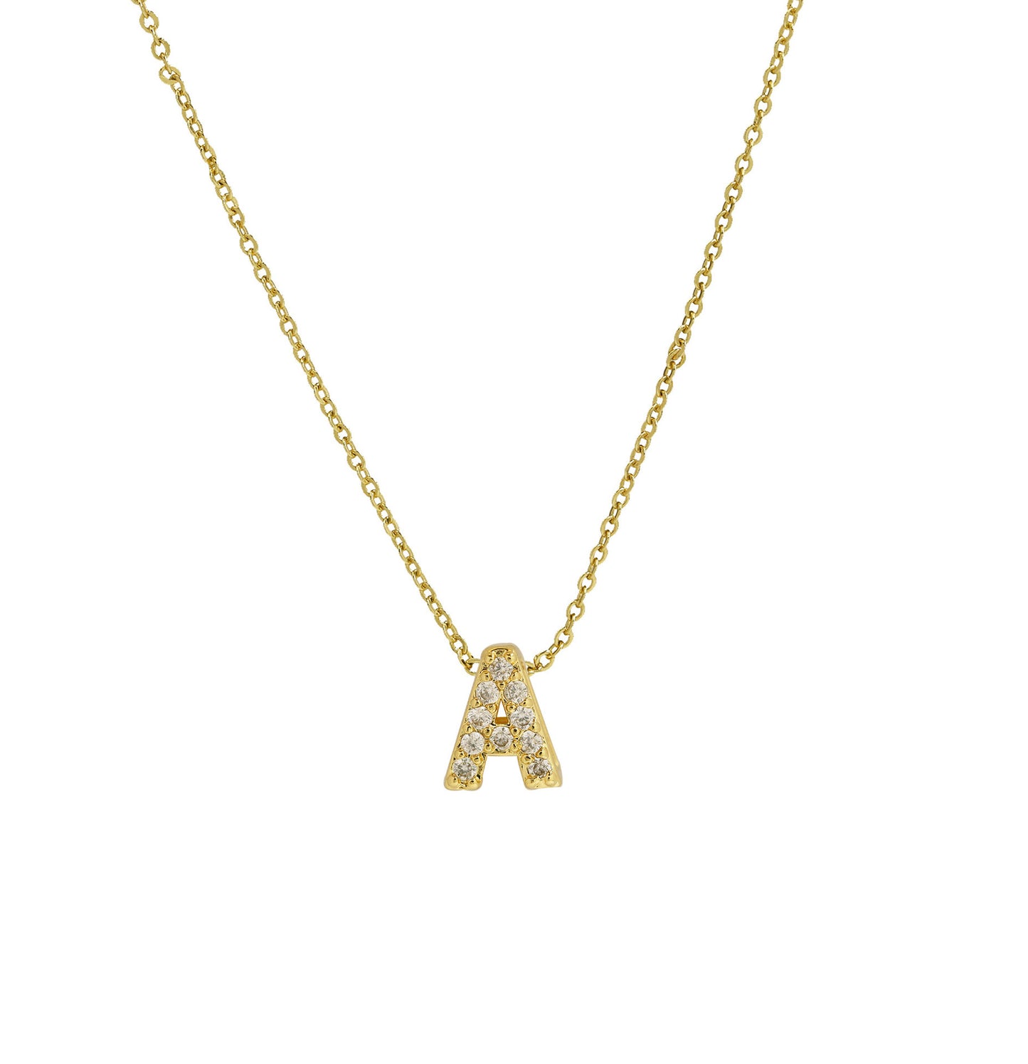 Necklace Pendant Gold Micro Inlaid With Diamond