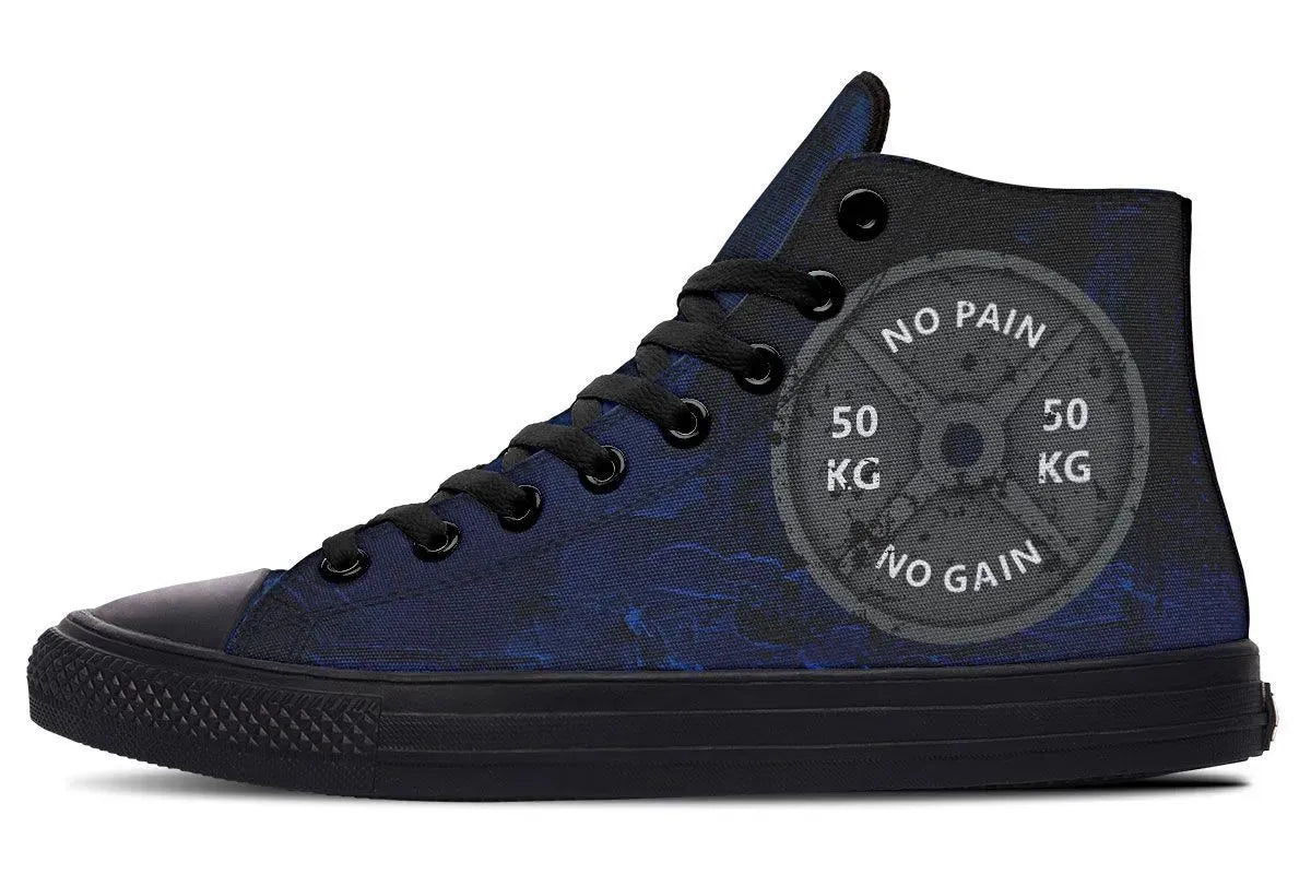 High-top Canvas Shoes Men's And Women's Fashion Color Printing High-top Canvas Shoes