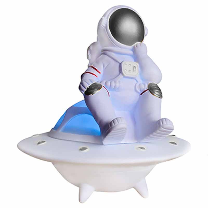 Wireless Bluetooth Moon Light UFO Astronaut Luminous Wireless Bluetooth TWS Speakers Creative Birthday Gift Decoration Loudspeaker Support TF FM