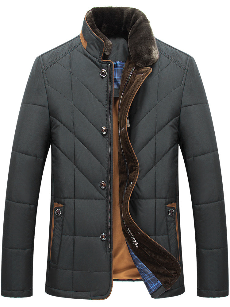 Middle-aged And Elderly Padded Jacket Father Winter Clothes - sumet.shop