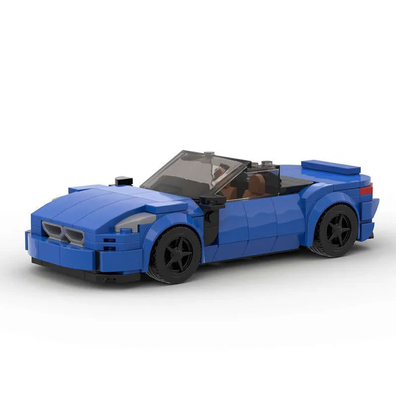 Unit Blocks On Wheels Model Assembling Toys