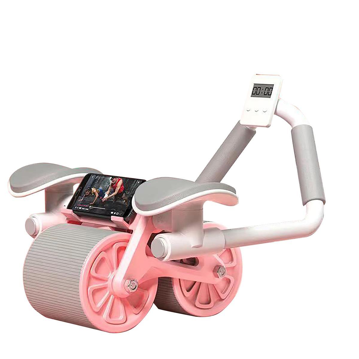 Abdominal Wheel Upgrade Your Home Gym With Our Automatic Rebound Abdominal Wheel - Ab Roller With Elbow Support - Perfect Abs Workout Equipment And Home Gym Equipment For Your Home Workout