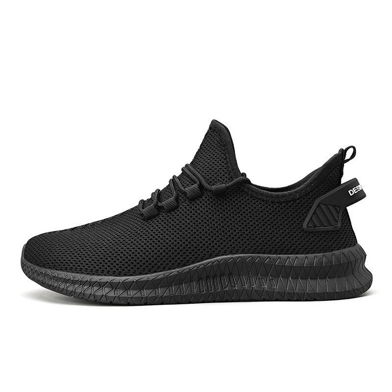 Woven Mesh Sneaker Small White Shoes Summer And Autumn Plus Size Men's Sports Casual Shoes
