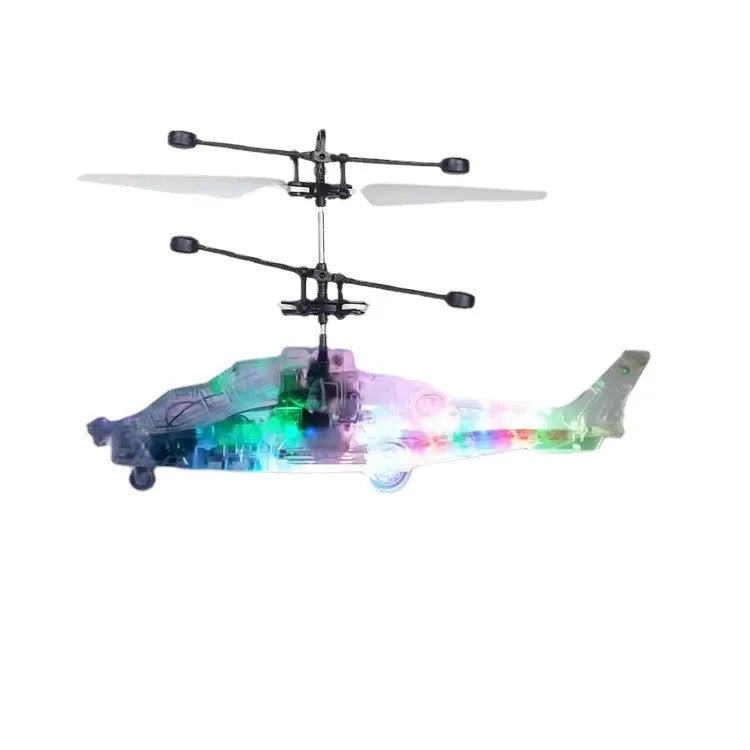 Suspension Helicopter Induction Luminous Transparent Gesture Suspension Helicopter