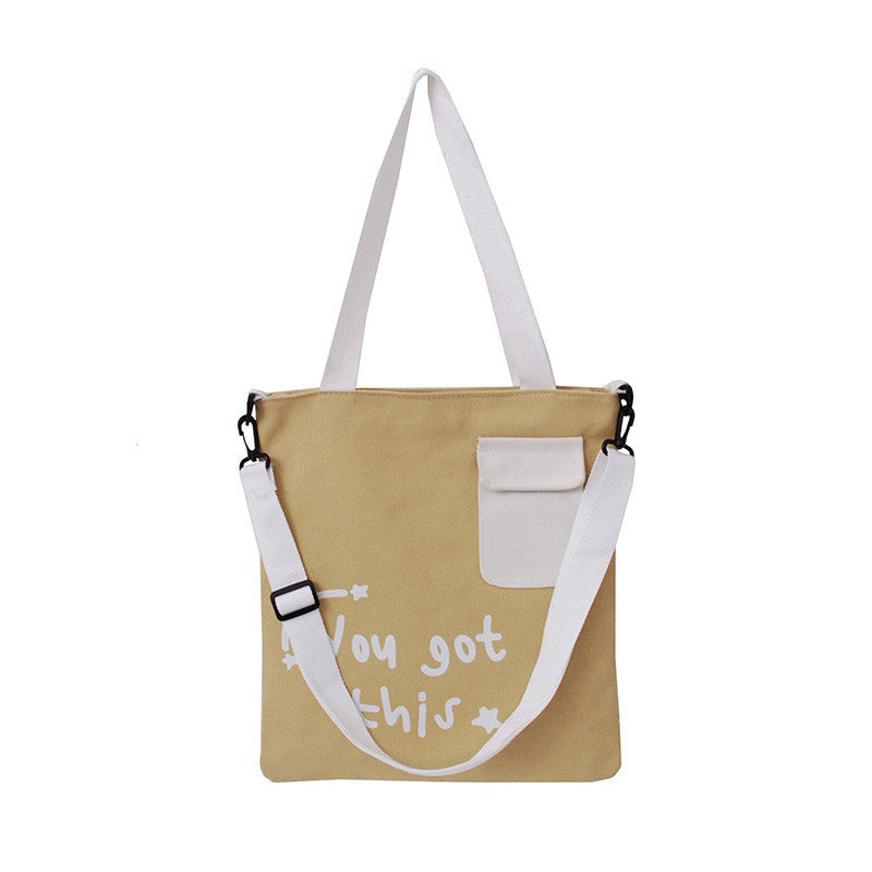shoulder Large-capacity Canvas Bag Crossbody.