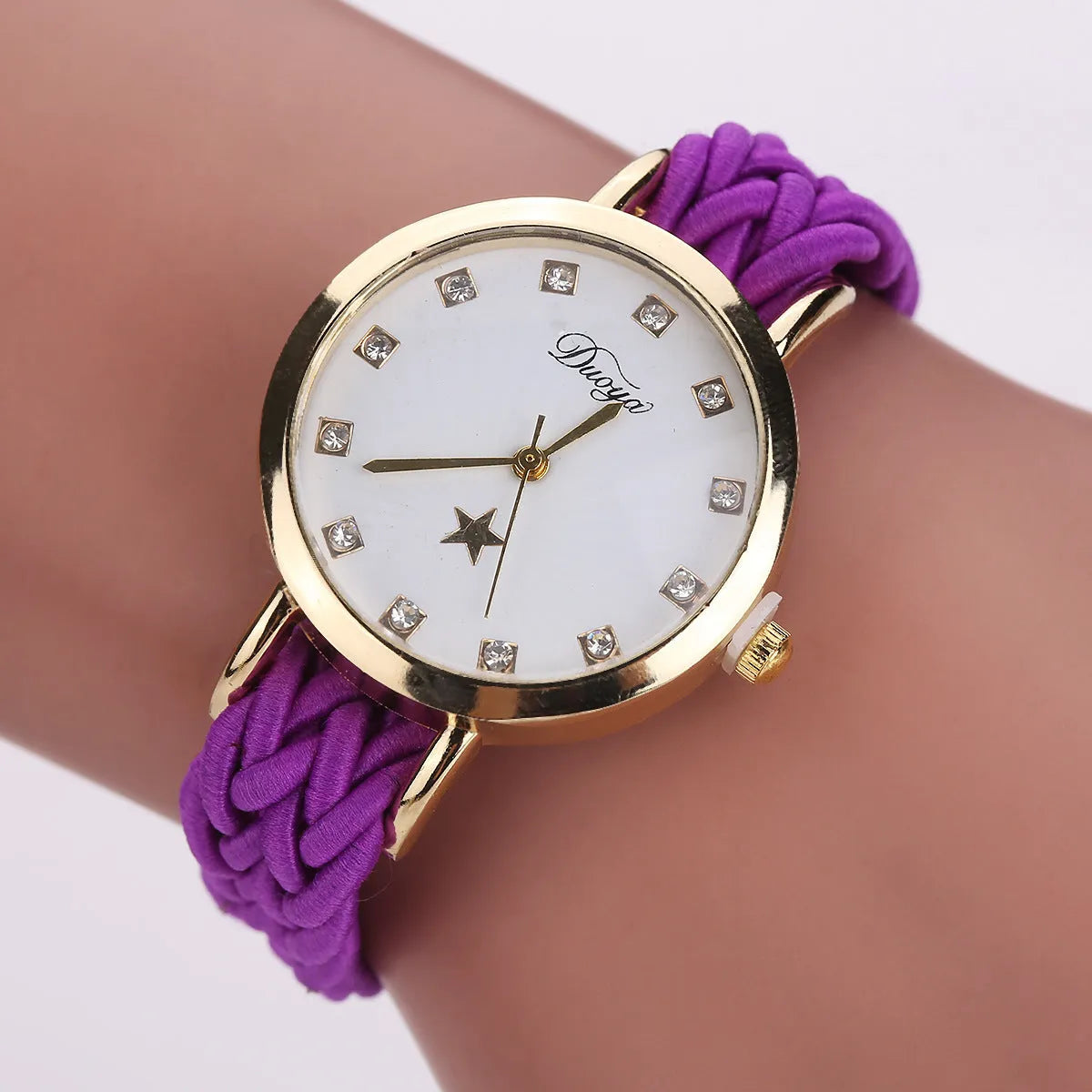 woven ladies watch New multicolor woven ladies watch
