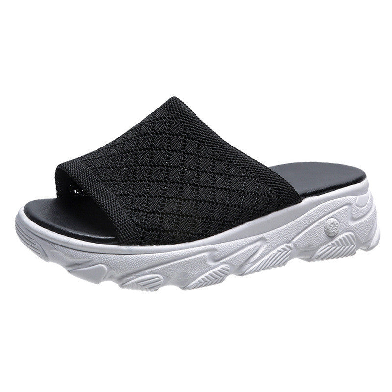 Low Heel Sandals Women's Home Platform Low Heel Sandals And Slippers