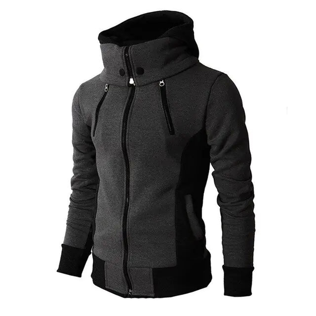 Jacket Scarf Collar Fashion Hoodie - sumet.shop