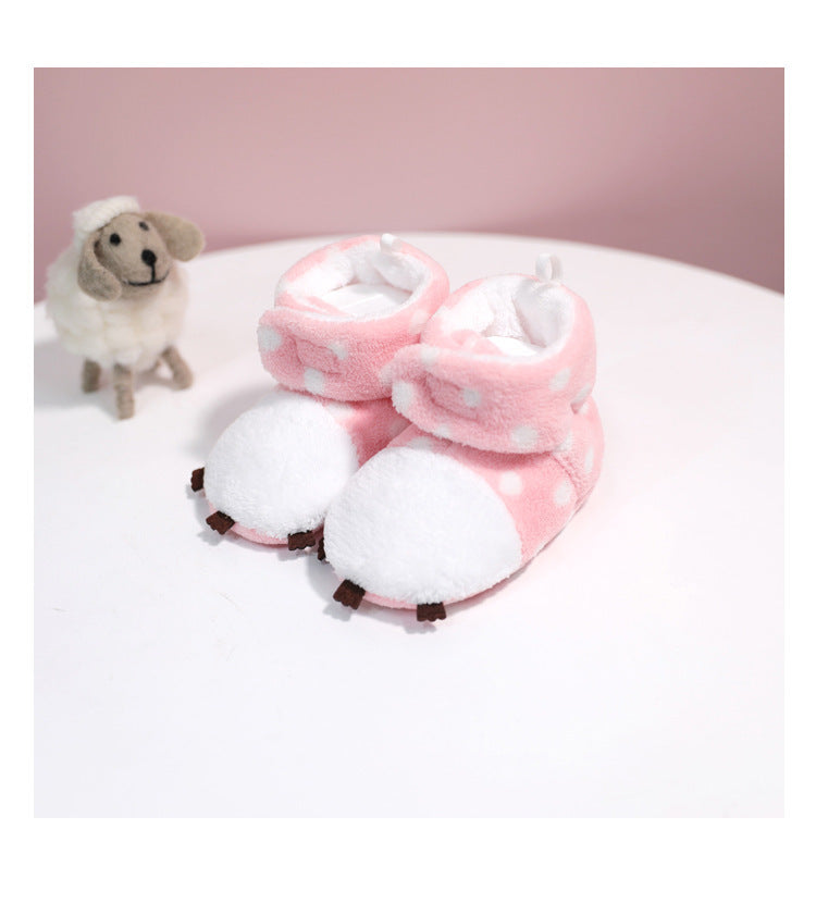 Baby Shoes Baby Thick Cotton Shoe Cover Soft Sole