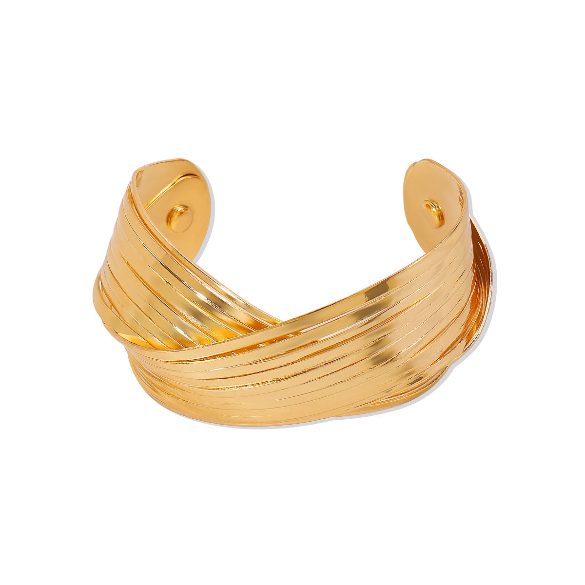 High Profile Fashion Design Linear Glossy Bracelet Hollow Out - sumet.shop