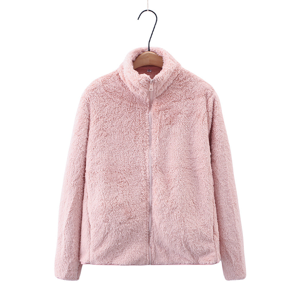 Women's Polar Fleece Thermal Zipper Jacket