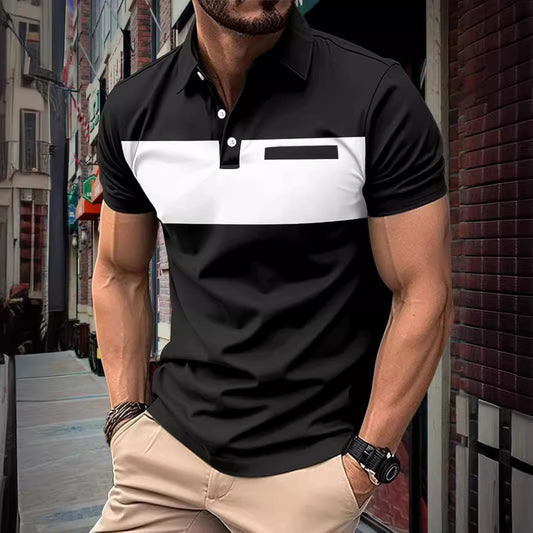 Men's Short Sleeve Polo Shirt Casual Polo Shirt Men's Polo Shirt - sumet.shop