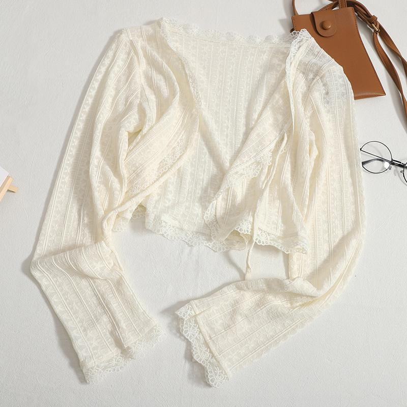 Summer New Suspender Skirt Small Shawl Blouse Outer Wear