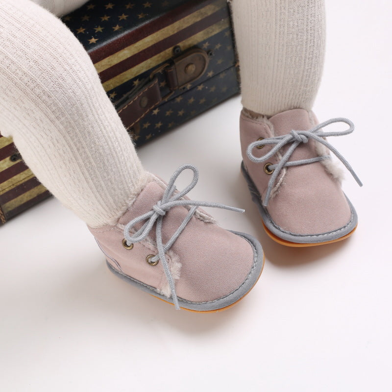 Baby's Shoes Winter 0-1 Years Old Rubber Sole Male And Female Baby