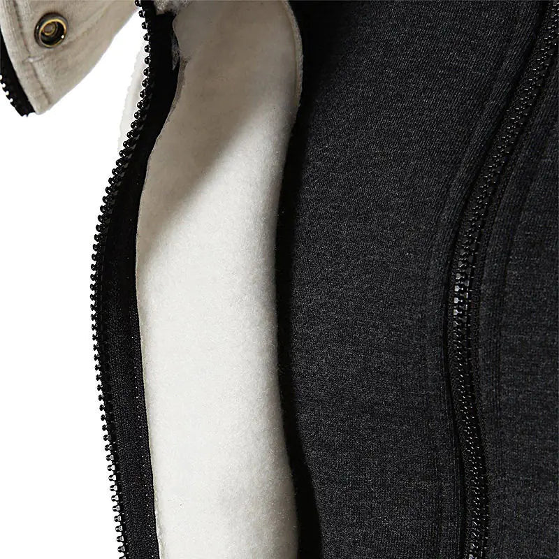 Jacket Scarf Collar Fashion Hoodie - sumet.shop