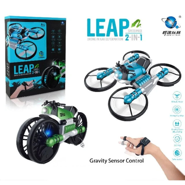 Two-In-One RC Drone And Motorcycle - sumet.shop