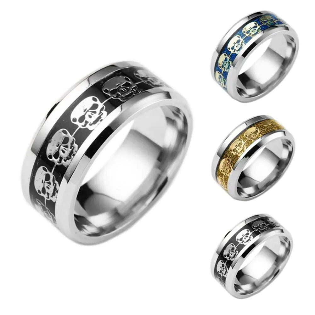Stainless Steel Skull Ring For Men - sumet.shop