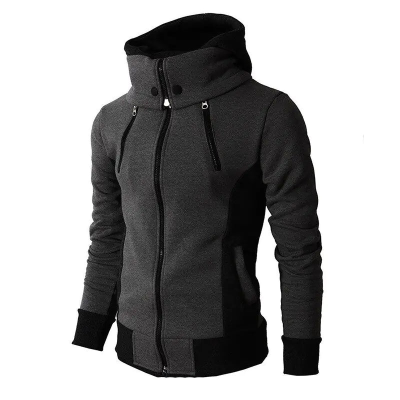 Jacket Scarf Collar Fashion Hoodie - sumet.shop