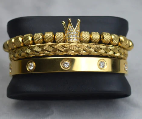 Bracelets Stainless Steel Roman Royal Charm Men Bracelets Stainless Steel - sumet.shop