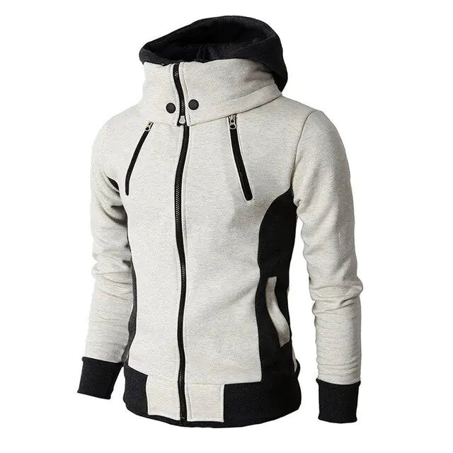 Jacket Scarf Collar Fashion Hoodie - sumet.shop