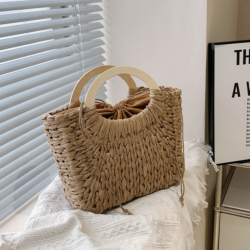 Handmade Bag Women's Fashion Simple Handmade Straw Bag