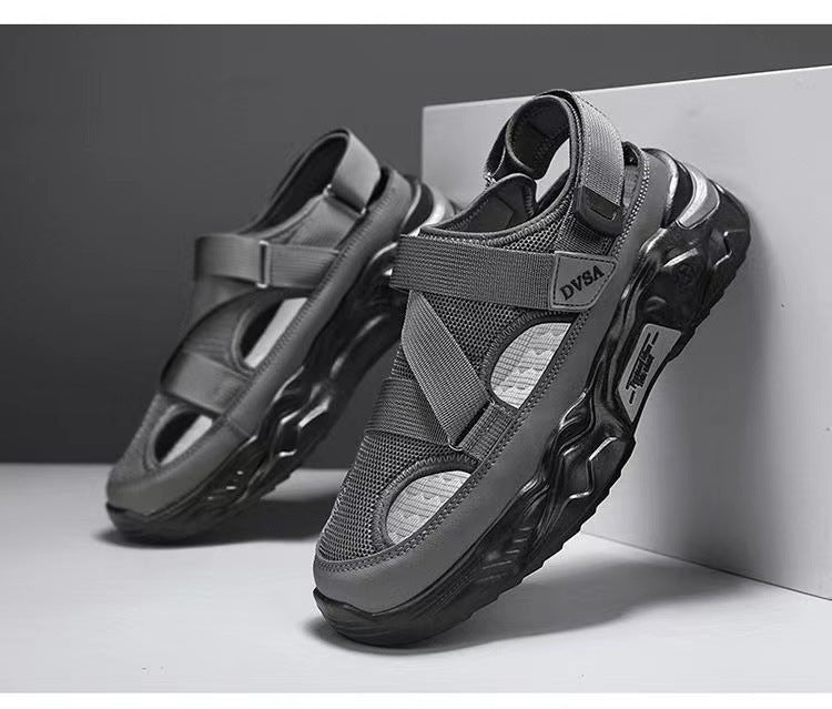 Sandals Men's Summer Platform Lightweight Non-slip Breathable Mesh Sandals - sumet.shop
