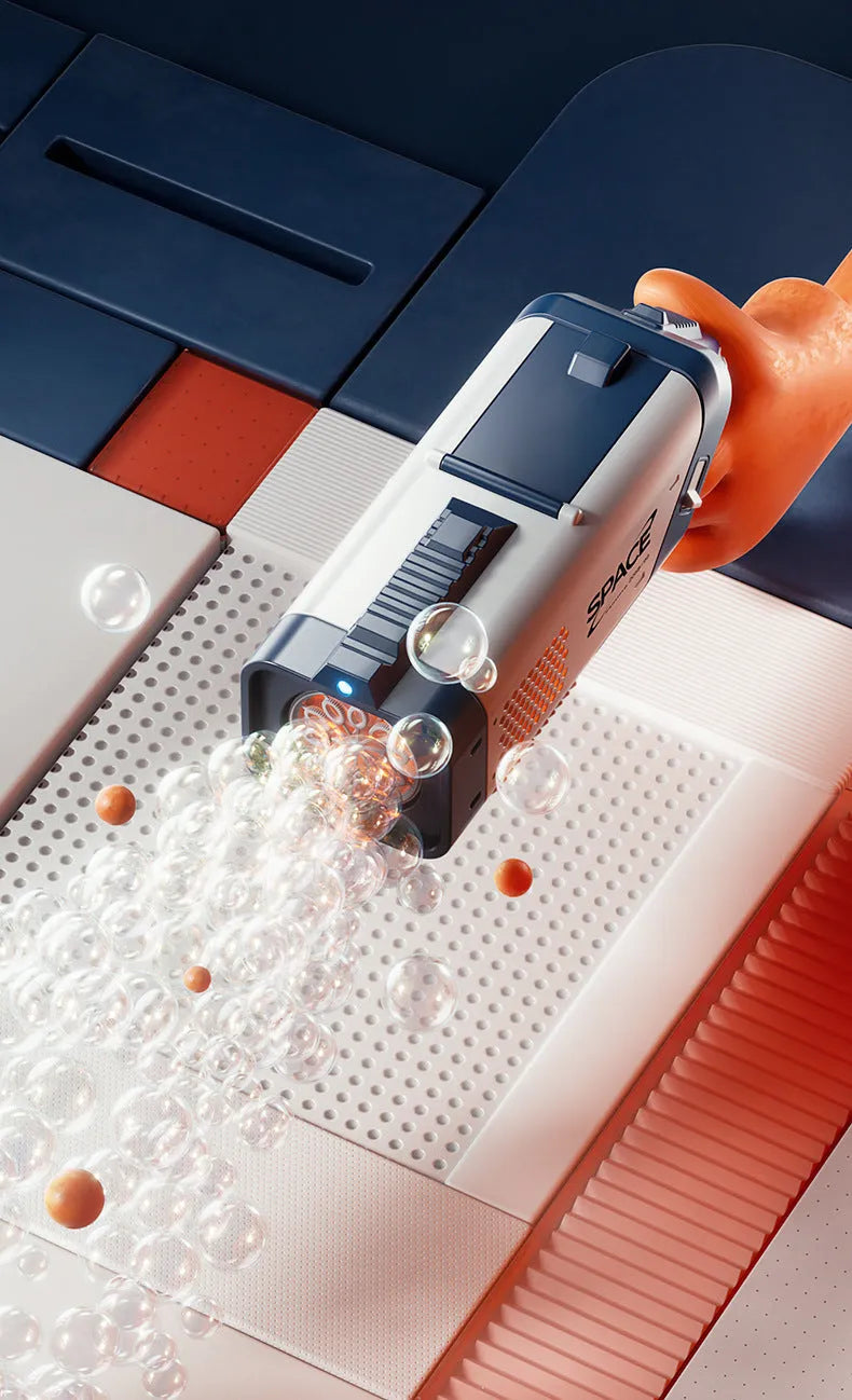 Space Gun Bubble Machine Handheld Porous Bubble Machine