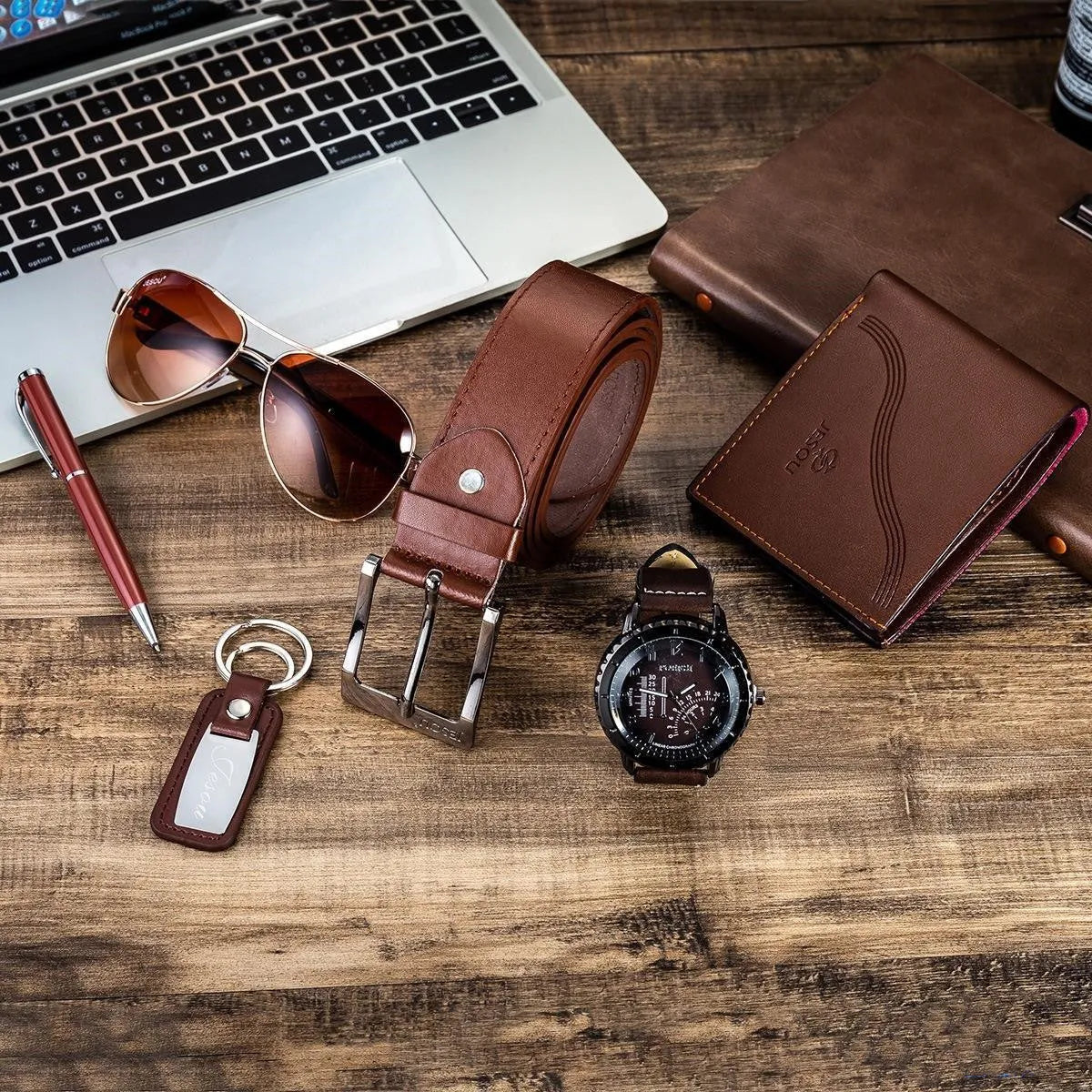 Gift Box Watch Wallet Sunglasses Belt Gift Box Set For Men - sumet.shop