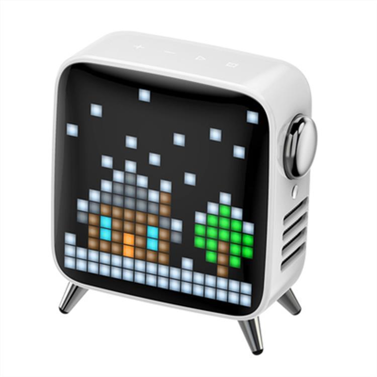 Bluetooth Speaker Pixel Screen Bluetooth Speaker Home Rgb Light Pollution