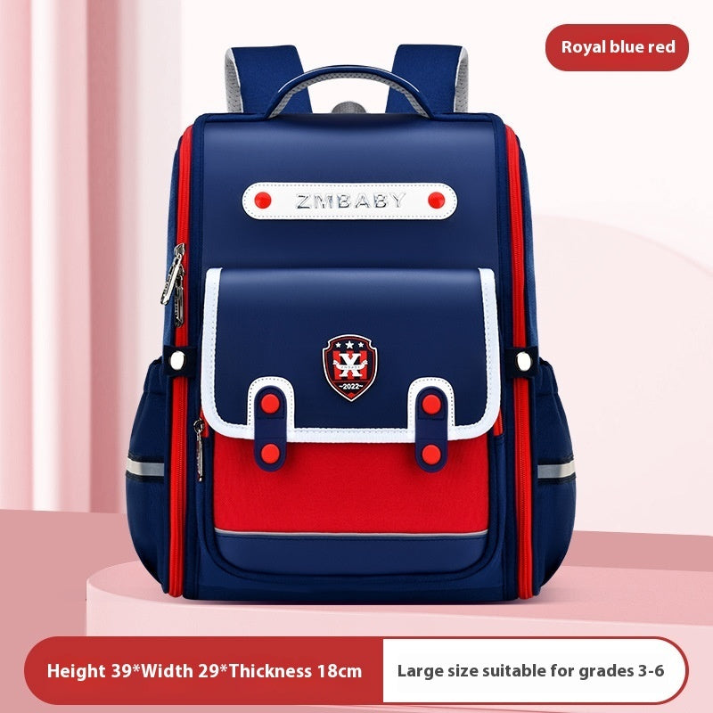 Lightweight Schoolbag Lightweight New Sesame Baby Primary School Schoolbag Grade 1-3-6 British Style Boys' Schoolbag Lightweight Girls Backpack