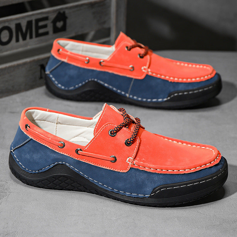 Large Size Shoes Retro Men's Large Size Shoes Color Matching