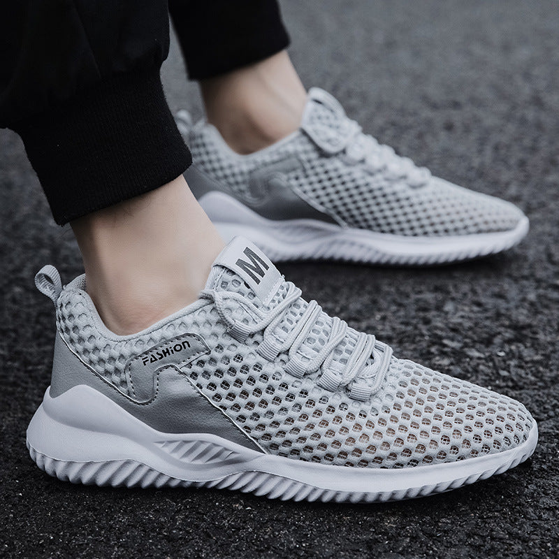 Mesh Sports sneaker Hollow Air Leak Honeycomb Mesh Shoes, Lightweight Sports Shoes, Men's Shoes