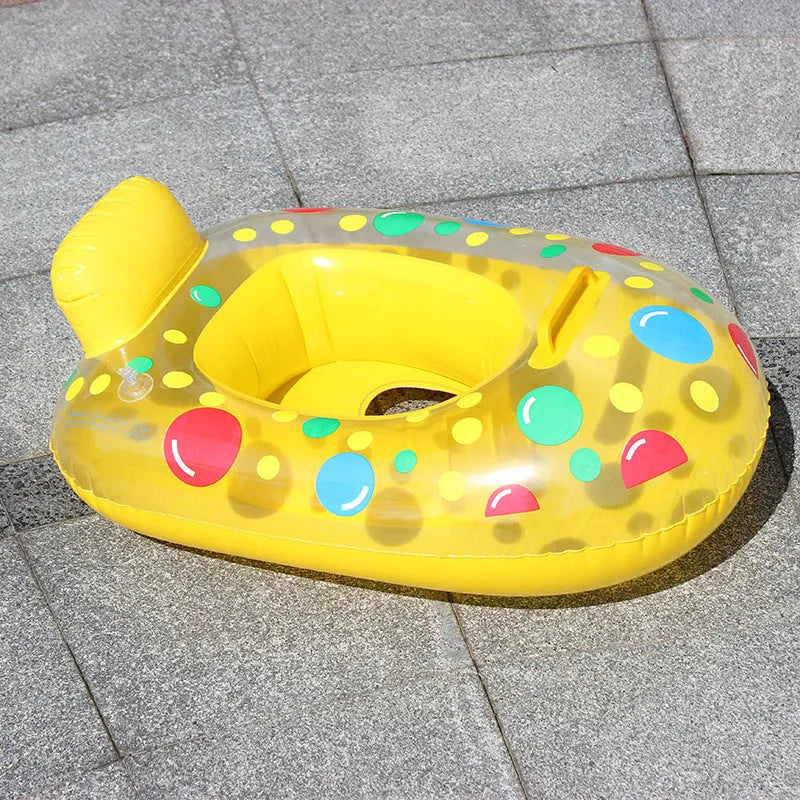 Water Inflatable Baby Seat Day Cruiser Water Seat Boat Babies' Swimming Ring Children's Seat Ring Inflatable Swimming Pool
