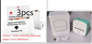 Portable Mini Thermal Label Printer Home Photo Printer Bluetooth-compatible Mini